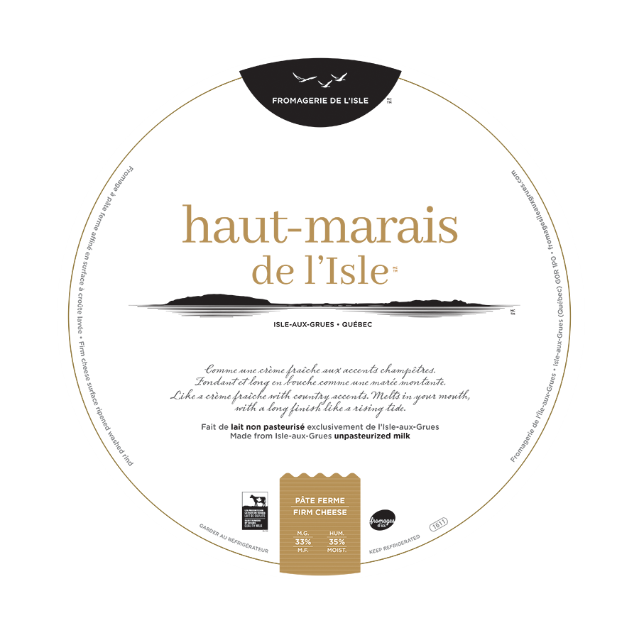 Étiquette - Haut-Marais de l'Isle